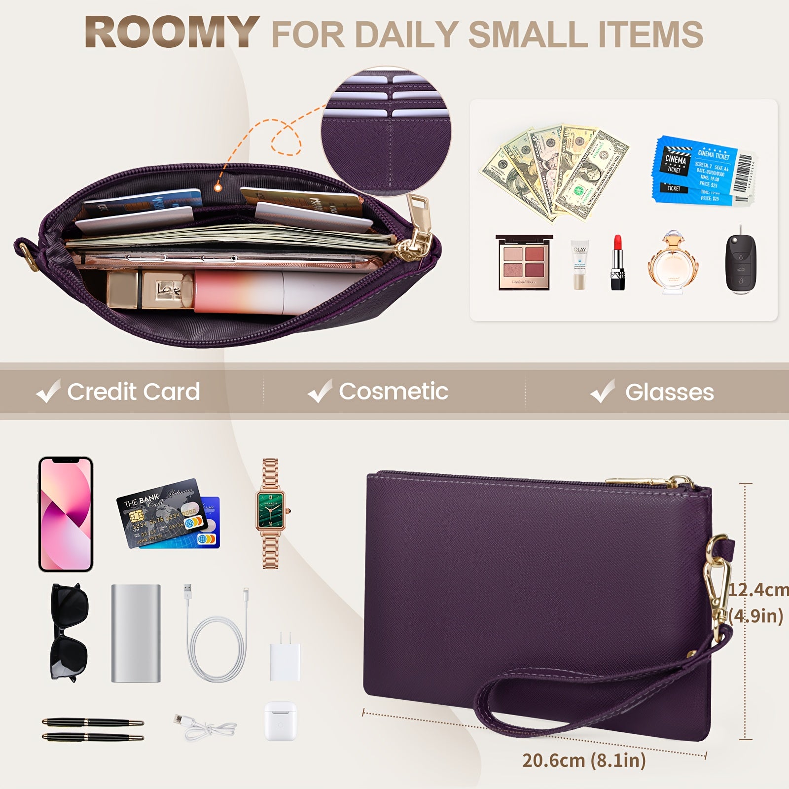 WL Atelier | Elegant Black PU Laptop Tote & Satchel Set