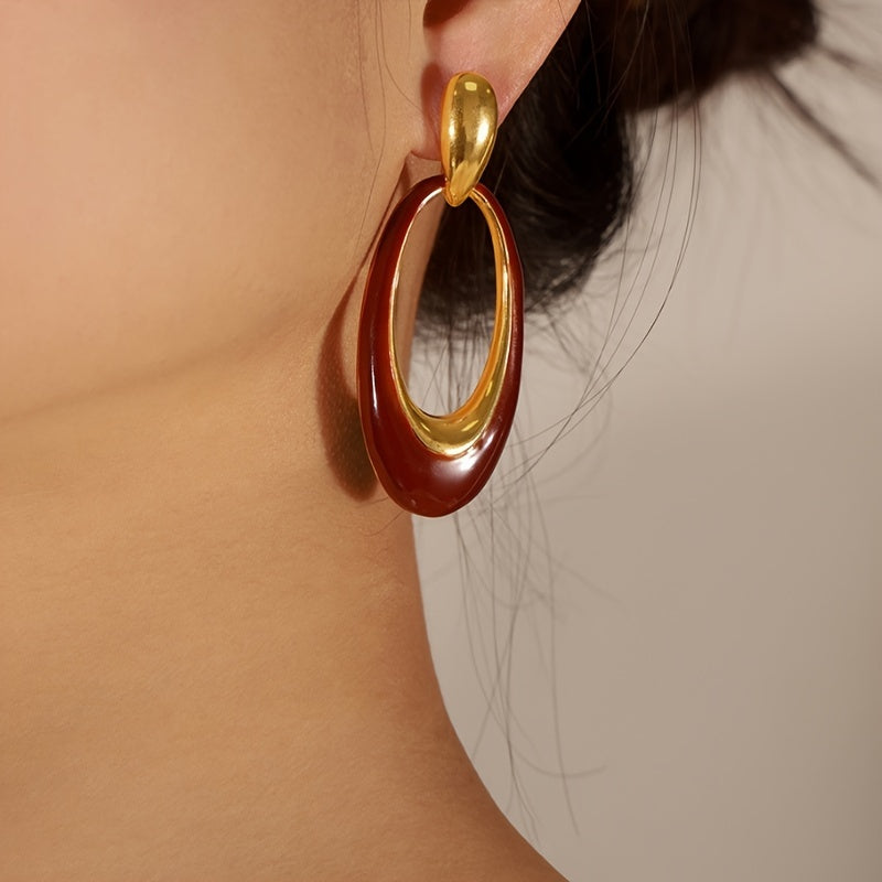 WL Atelier | Boho-Chic Hollow Water Drop Dangle Earrings