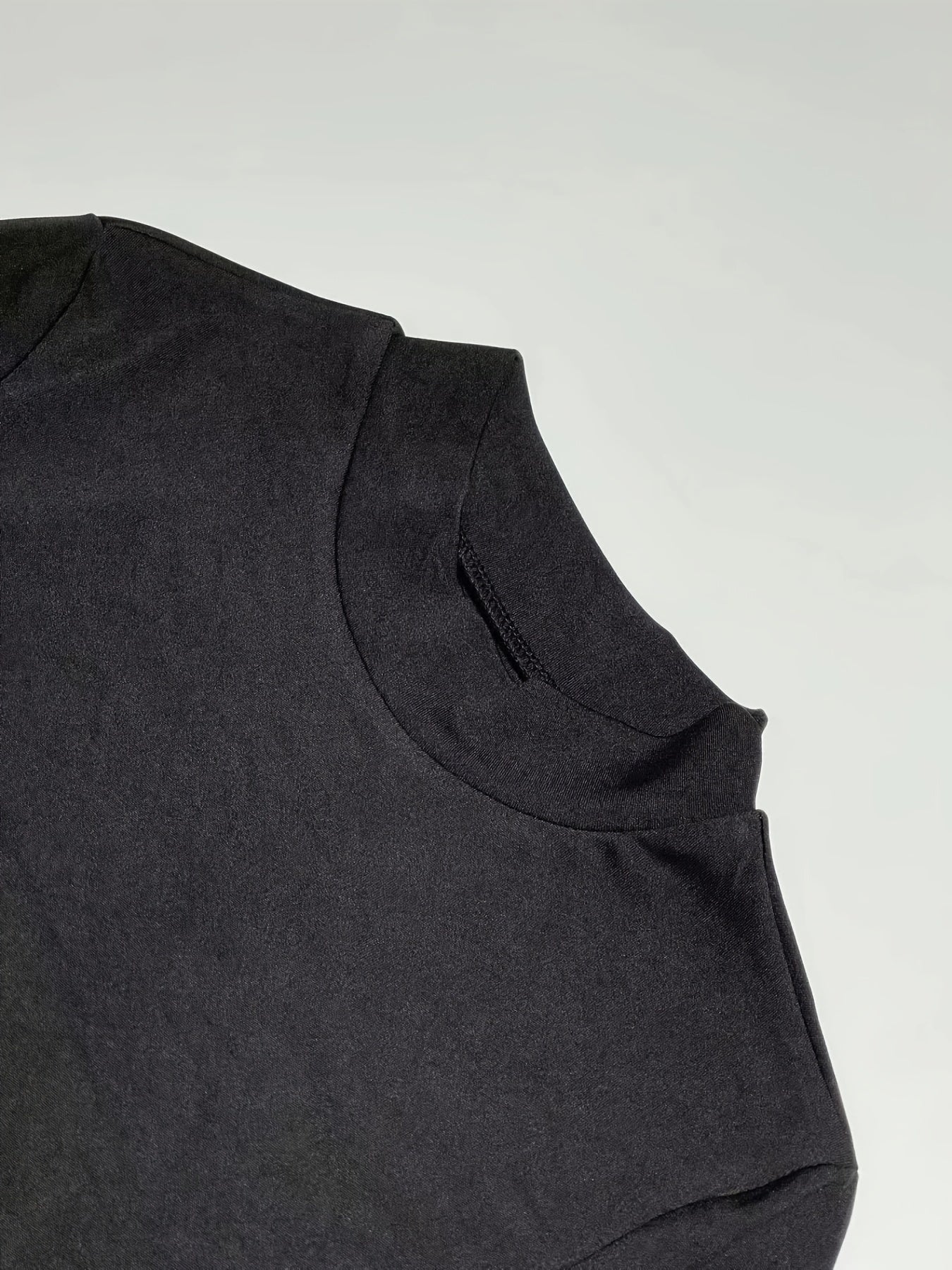 WL Atelier | Elegant Split Hem Mock Neck Bodycon Dress