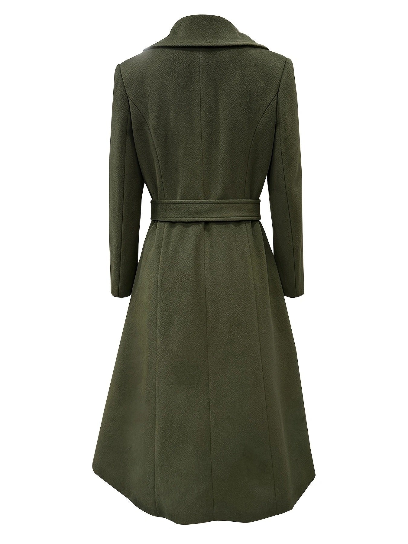 WL Atelier | Elegant Double-Breasted Belted Coat