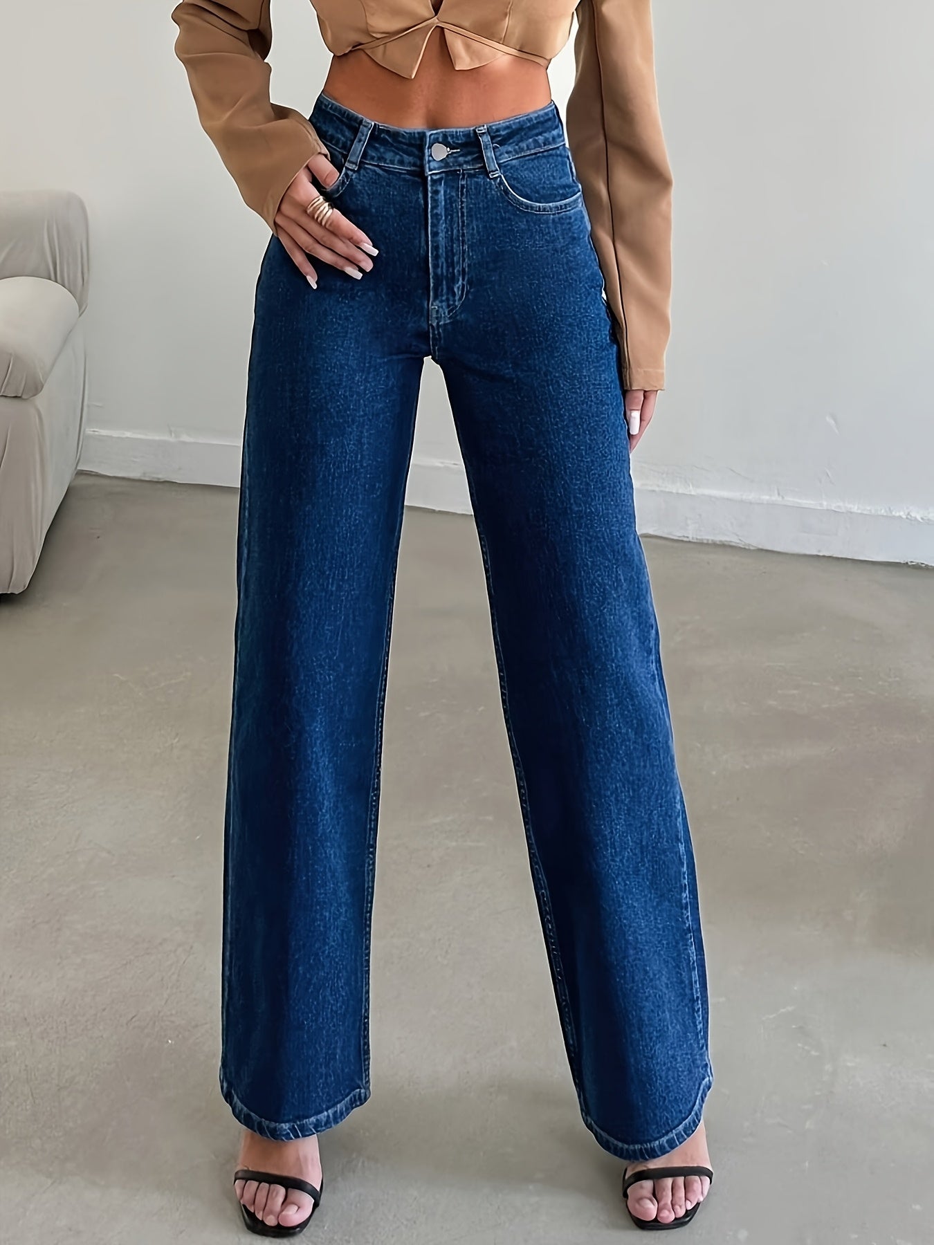 WL Atelier | Retro Loose-Fit Stretch Denim Pants