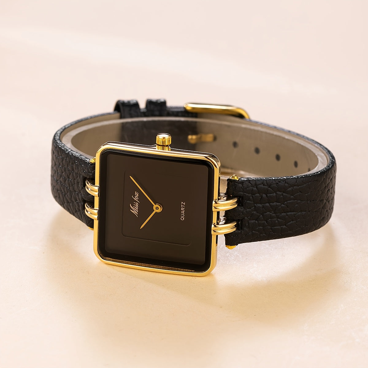 WL Atelier | Luxury Burgundy Square Quartz Watch