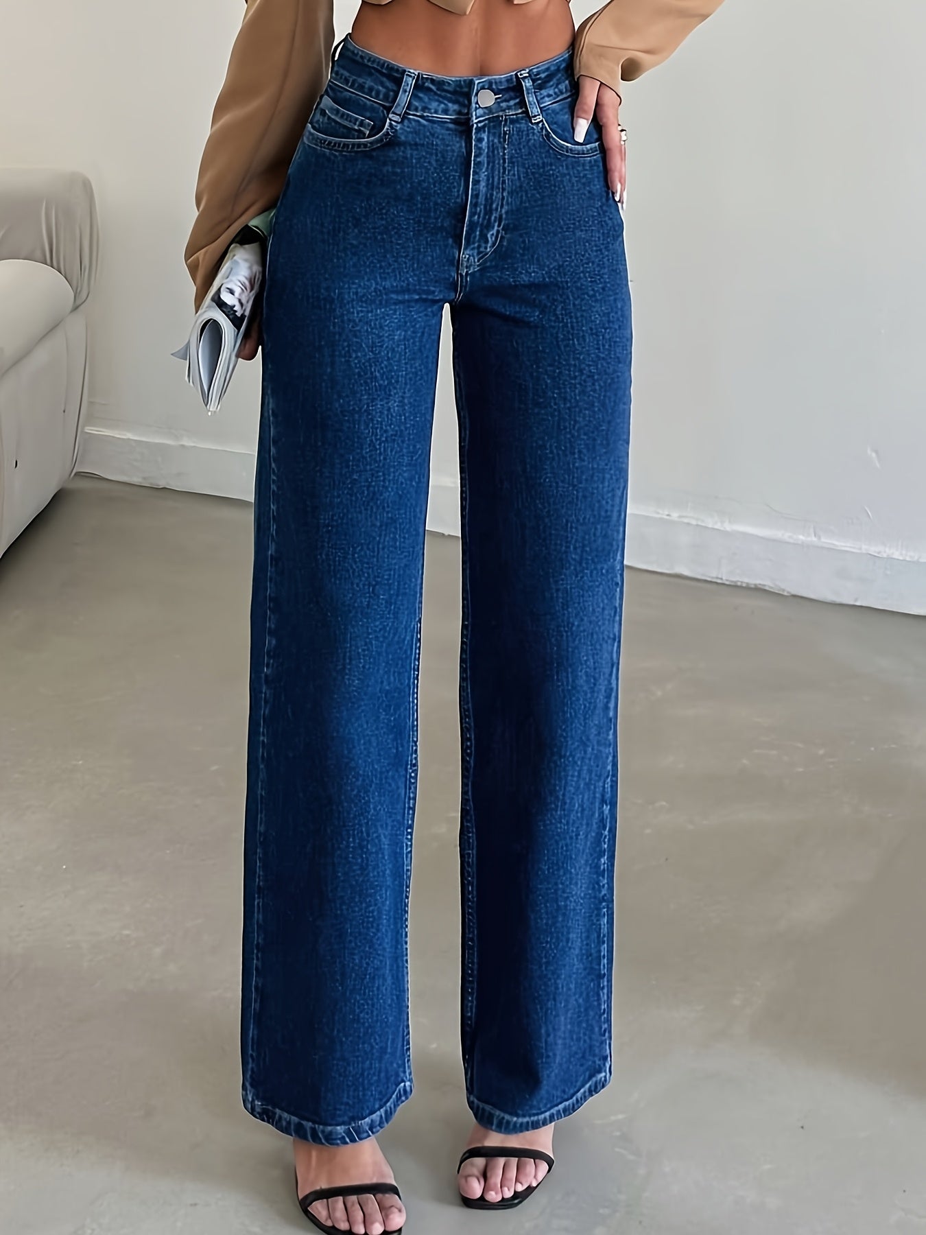 WL Atelier | Retro Loose-Fit Stretch Denim Pants
