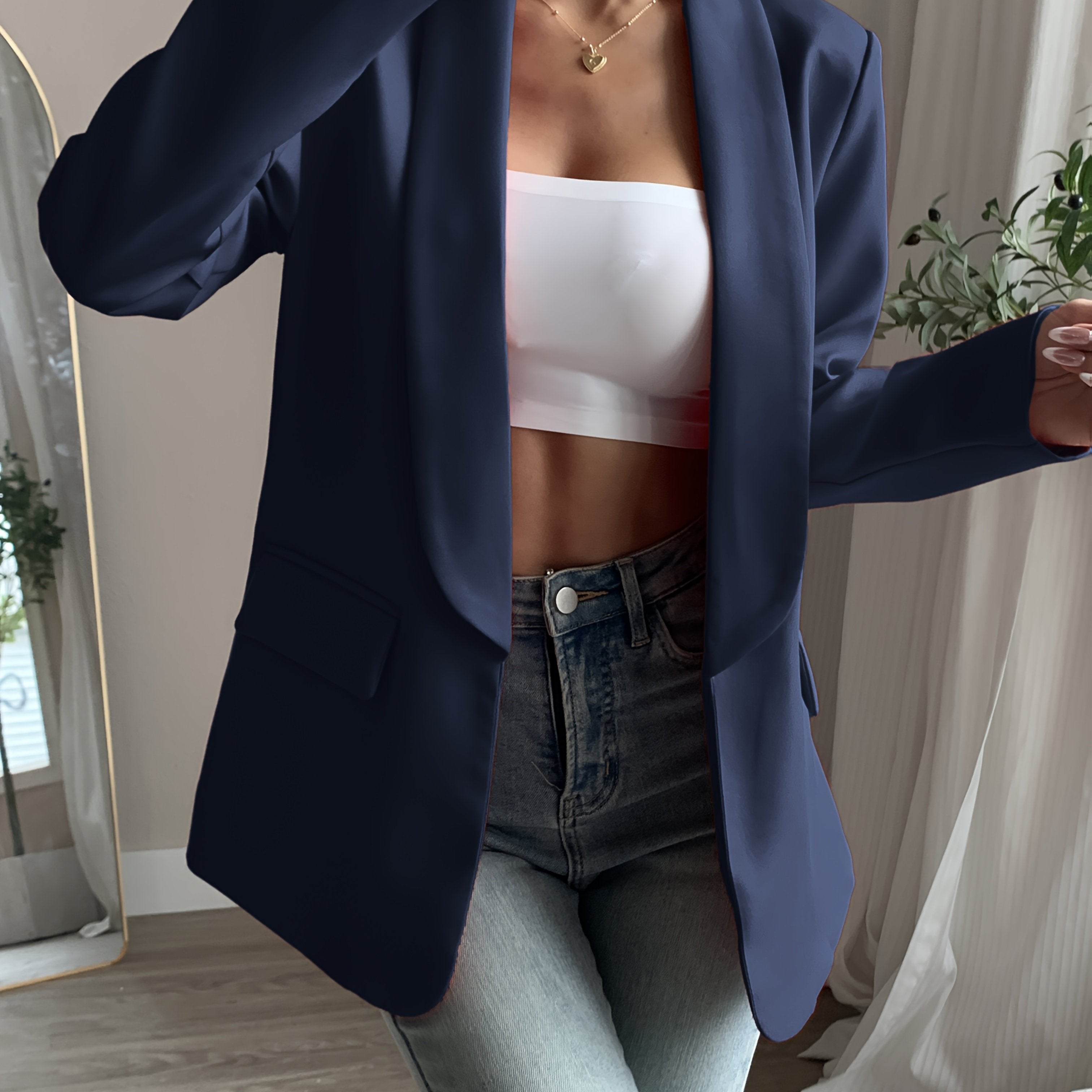 WL Atelier | Lightweight Open-Front Cardigan Jacket