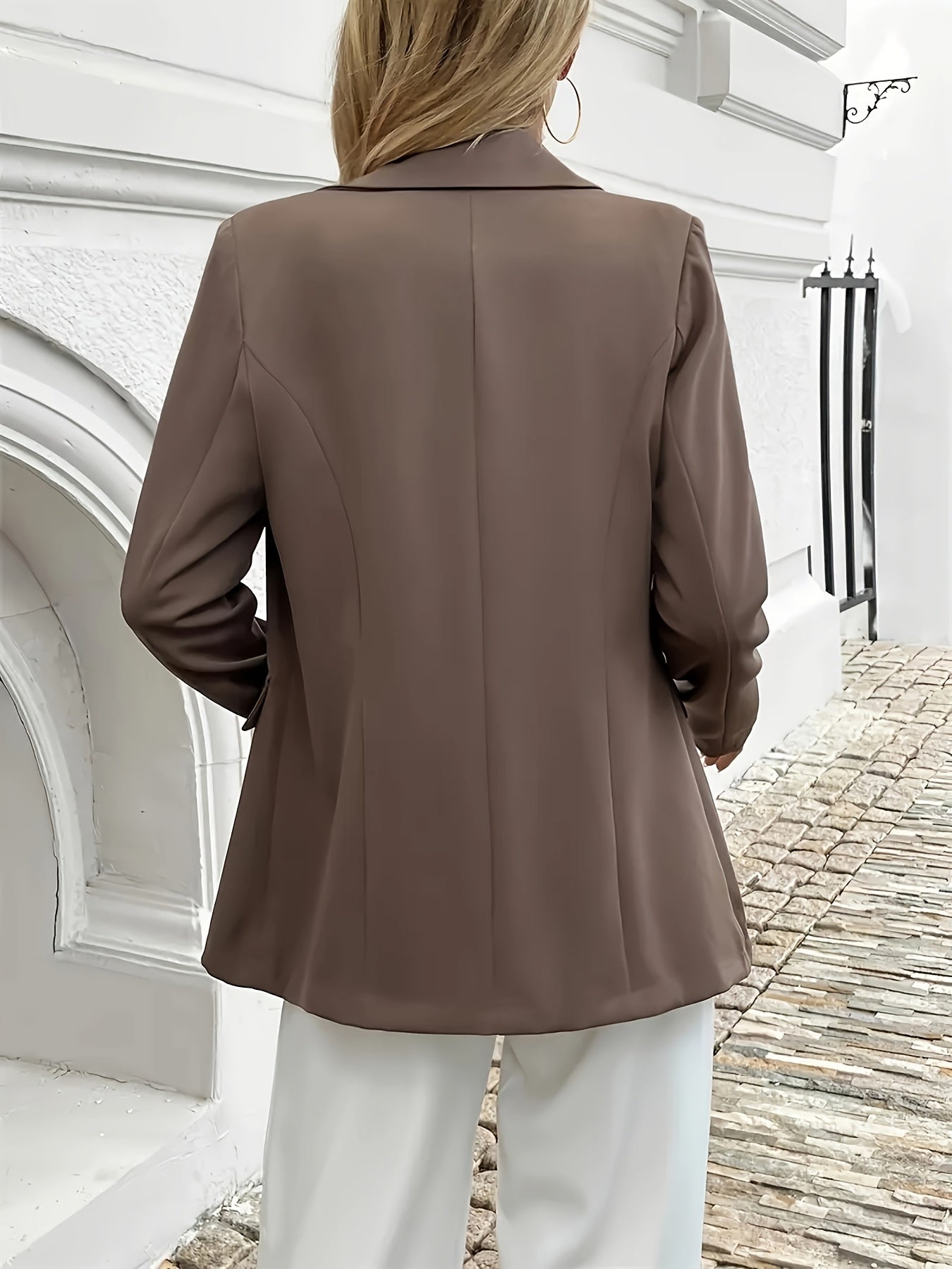 WL Atelier | Elegant Single-Breasted Blazer with X-Silhouette