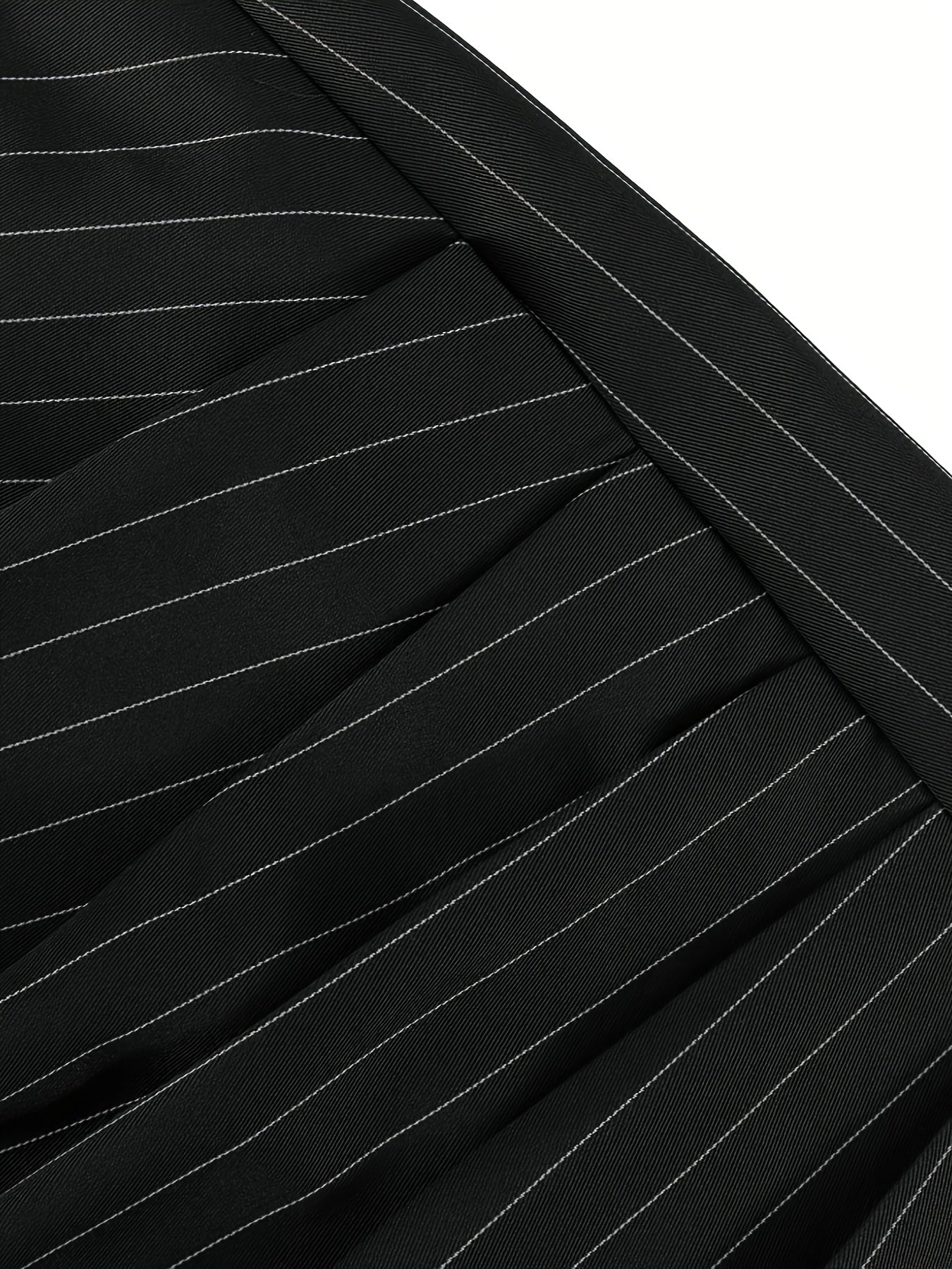 WL Atelier | Elegant Striped Shirt & Skirt Two-Piece Set