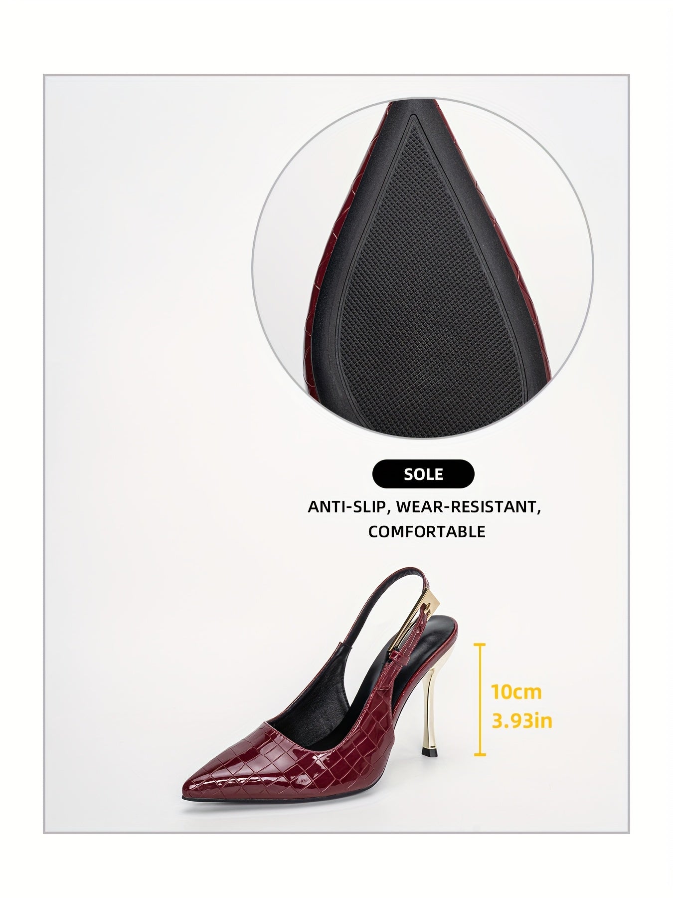 WL Atelier | Elegant 10cm Stiletto Heels with Buckle Strap