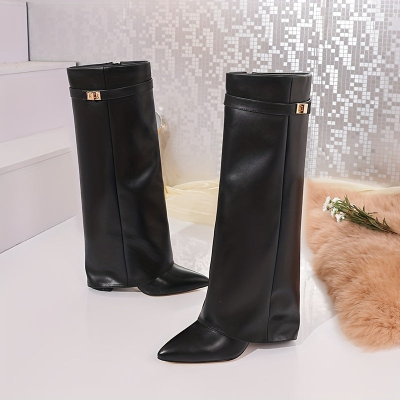 WL Atelier | Elegant Black Chunky Platform Boots