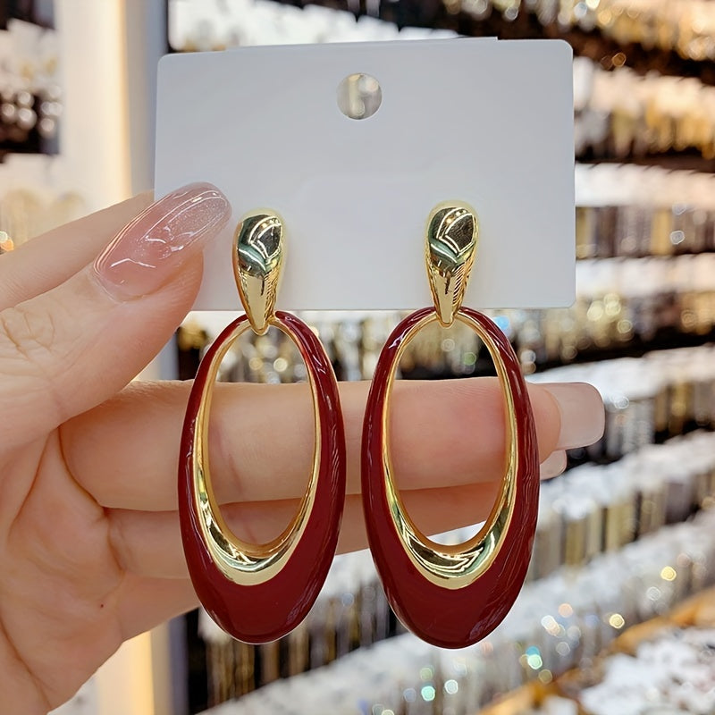 WL Atelier | Boho-Chic Hollow Water Drop Dangle Earrings