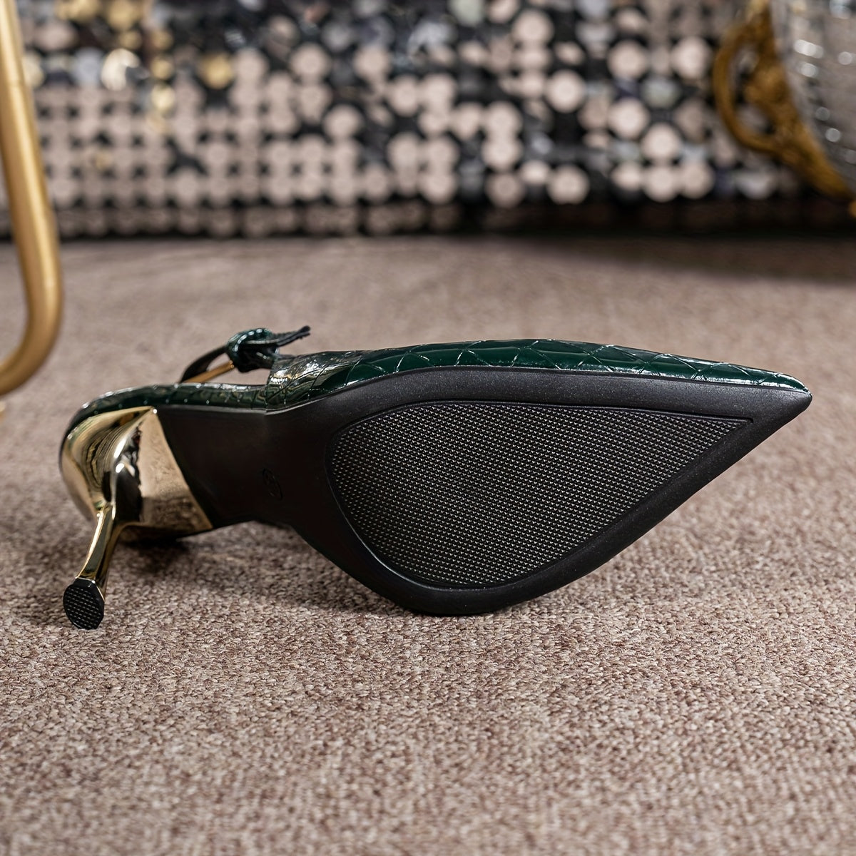 WL Atelier | Elegant 10cm Stiletto Heels with Buckle Strap