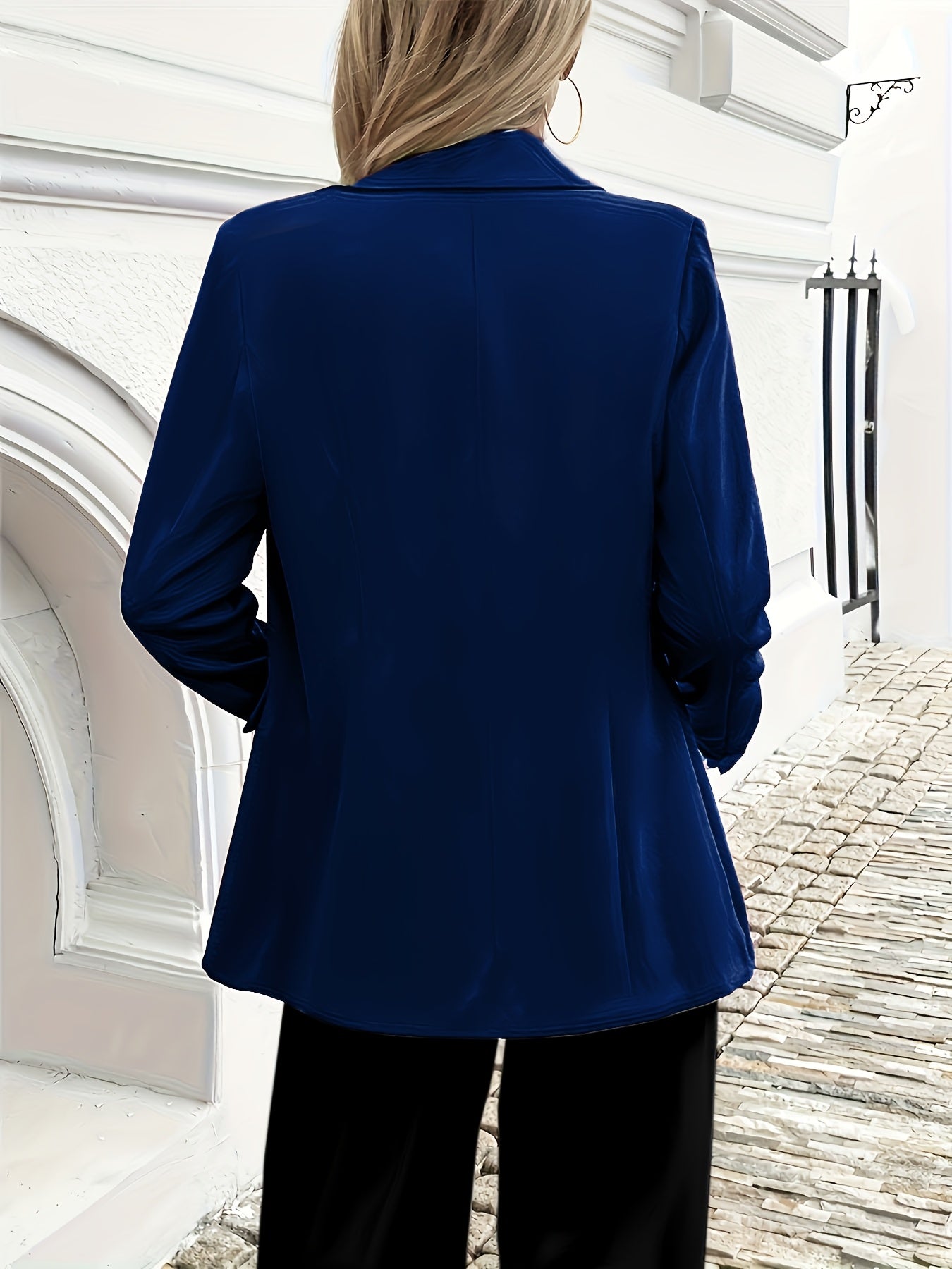 WL Atelier | Burgundy Double-Breasted Blazer with Luxury Button Detail