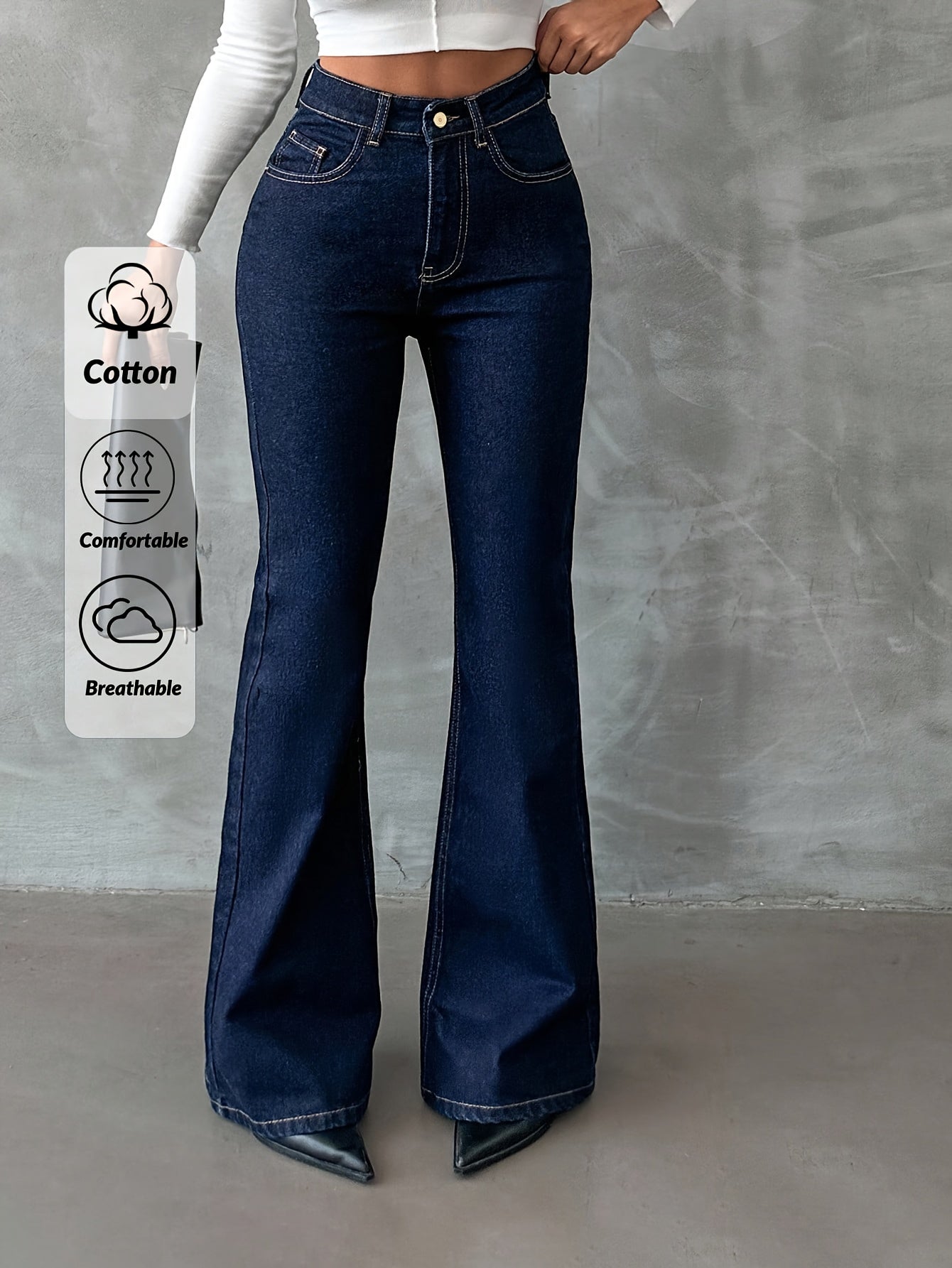 WL Atelier | Stretch Skinny Jeans with Button Closure