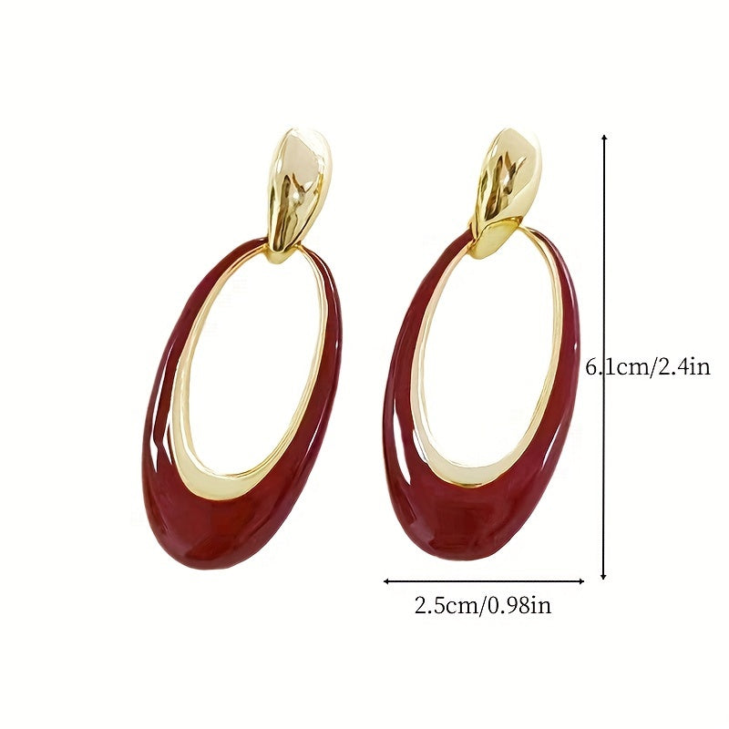 WL Atelier | Boho-Chic Hollow Water Drop Dangle Earrings