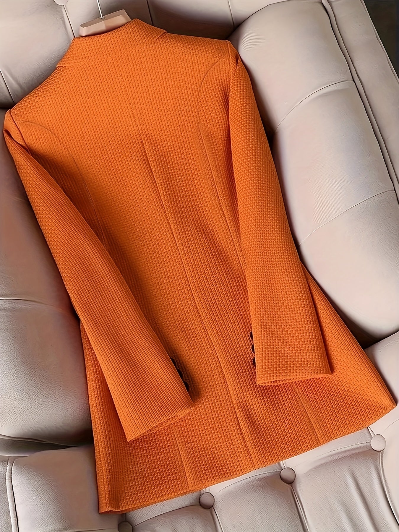 WL Atelier | Vibrant Orange Double-Breasted Blazer