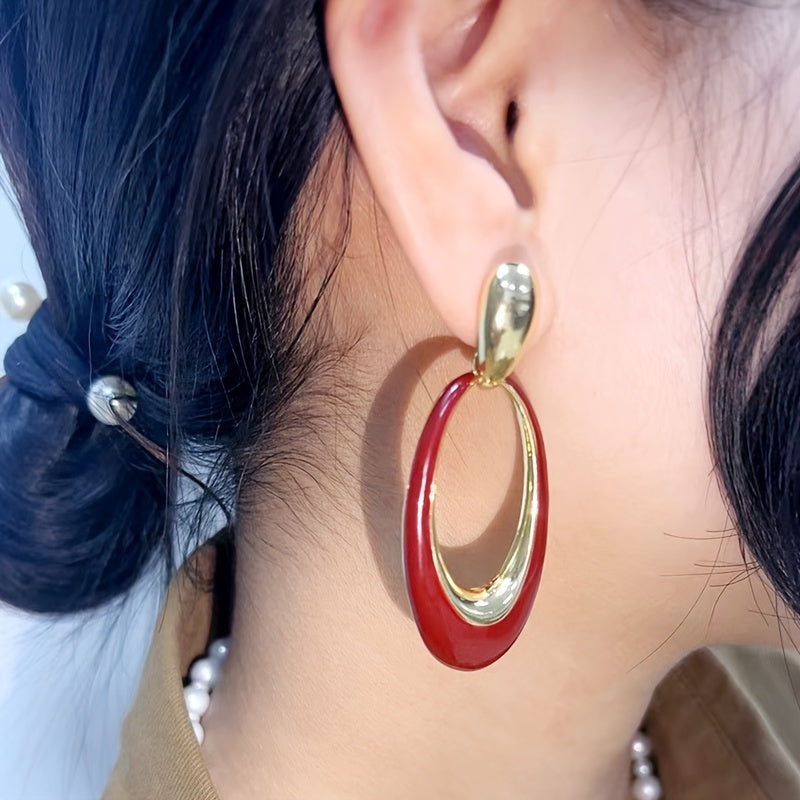 WL Atelier | Boho-Chic Hollow Water Drop Dangle Earrings