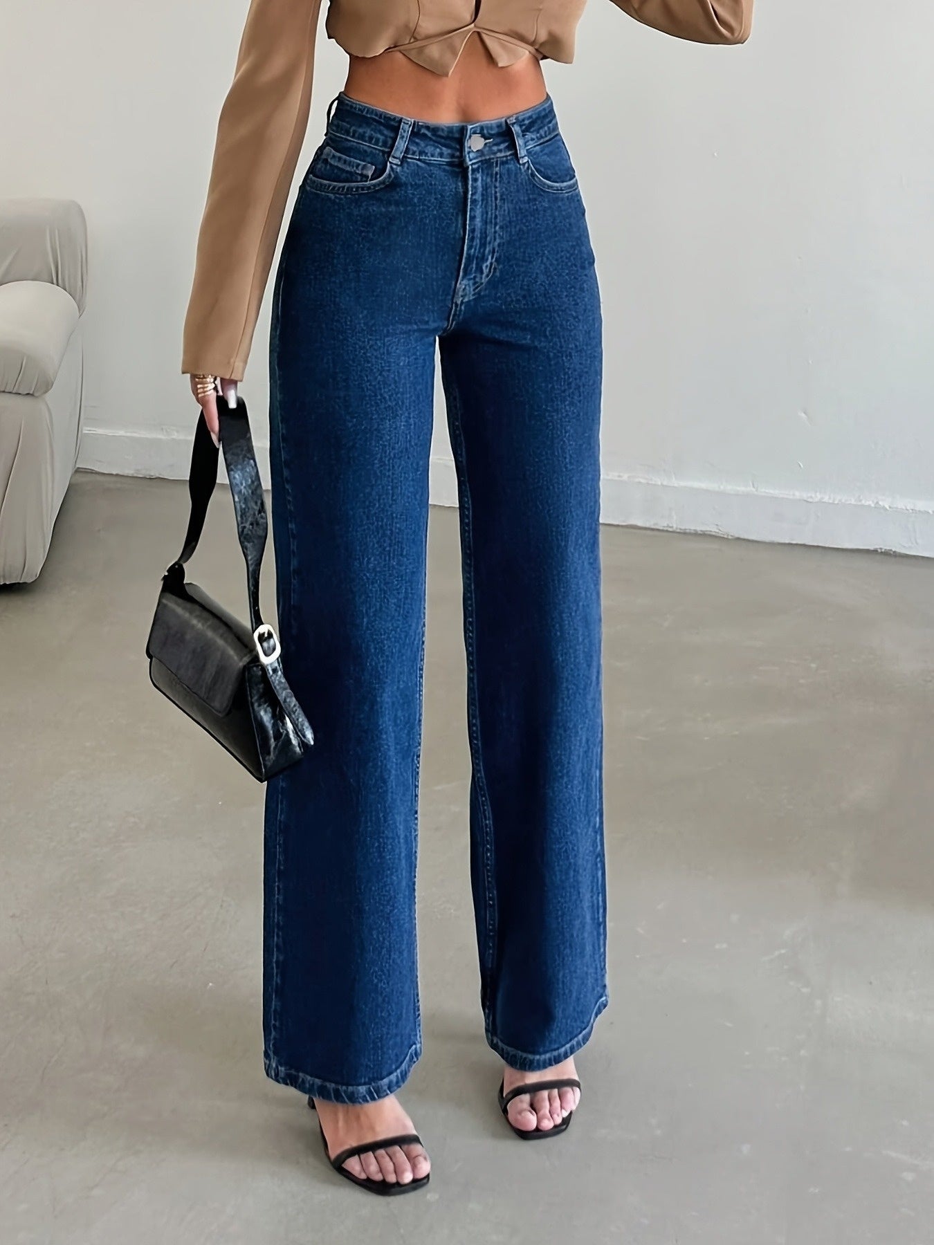 WL Atelier | Retro Loose-Fit Stretch Denim Pants