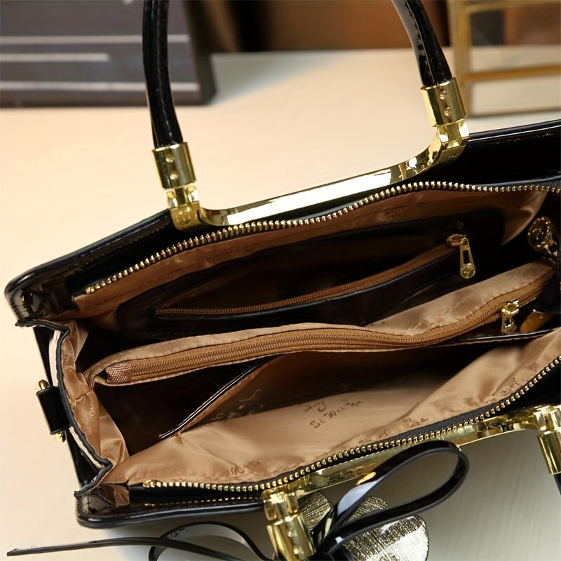 WL Atelier | Vintage Convertible Crossbody Handbag with Floral Detail