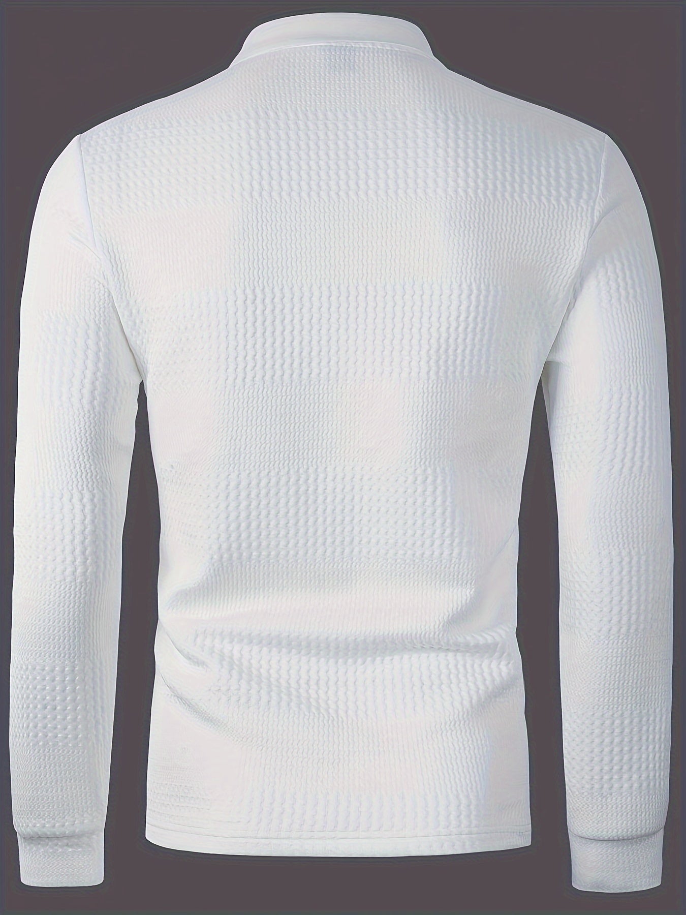 WL Atelier Men | Sleek Black Long-Sleeve Stretch Shirt