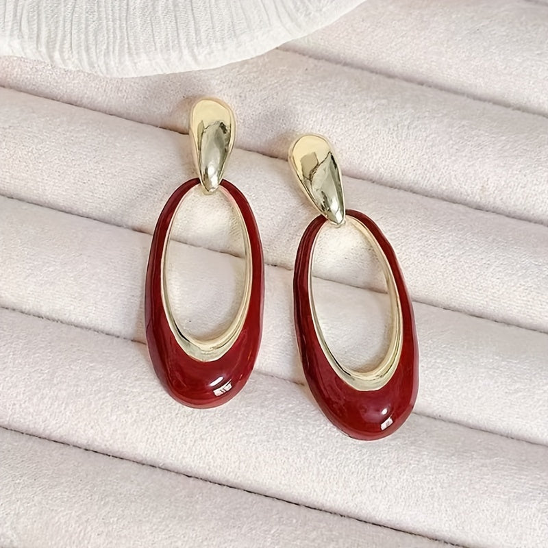 WL Atelier | Boho-Chic Hollow Water Drop Dangle Earrings