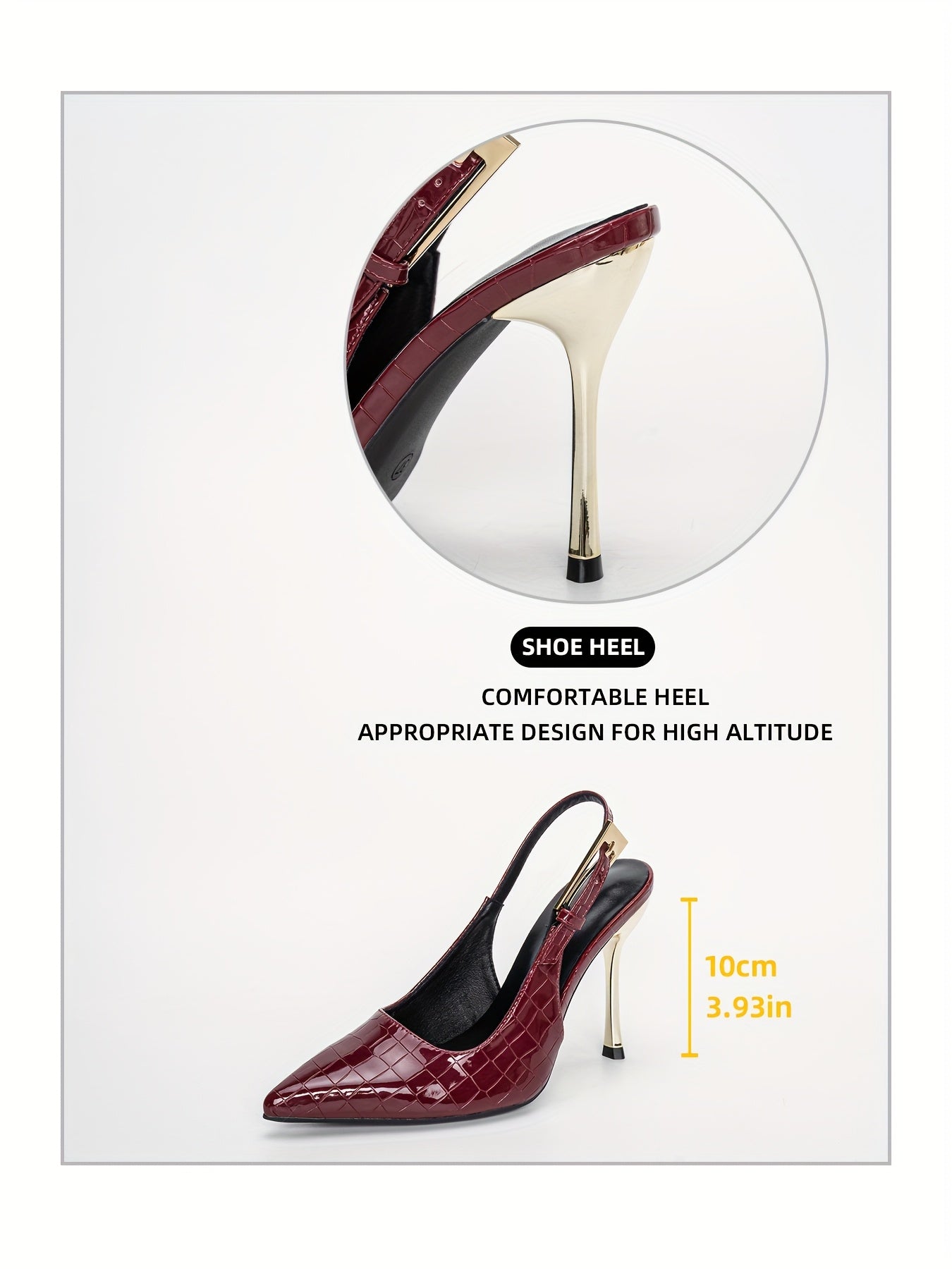 WL Atelier | Elegant 10cm Stiletto Heels with Buckle Strap