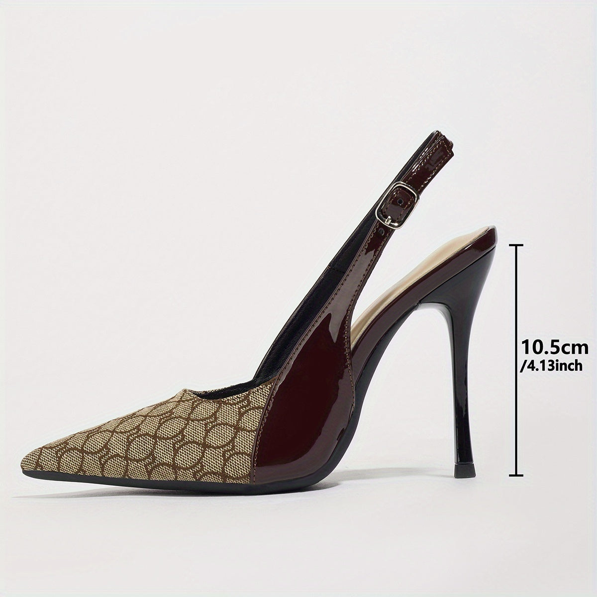 WL Atelier | Elegant Pointed-Toe Stiletto Sandals with Buckle Strap