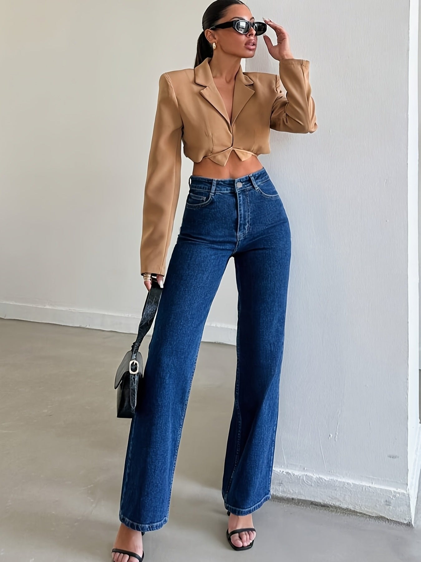 WL Atelier | Retro Loose-Fit Stretch Denim Pants