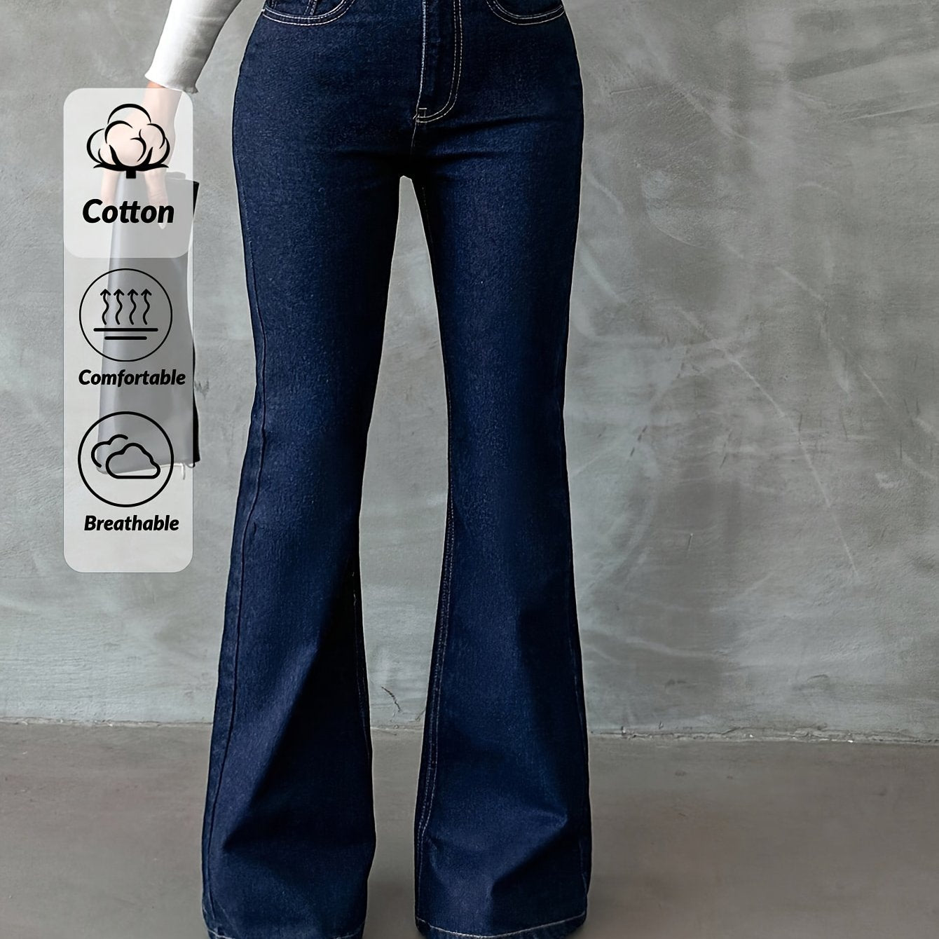 WL Atelier | Stretch Skinny Jeans with Button Closure