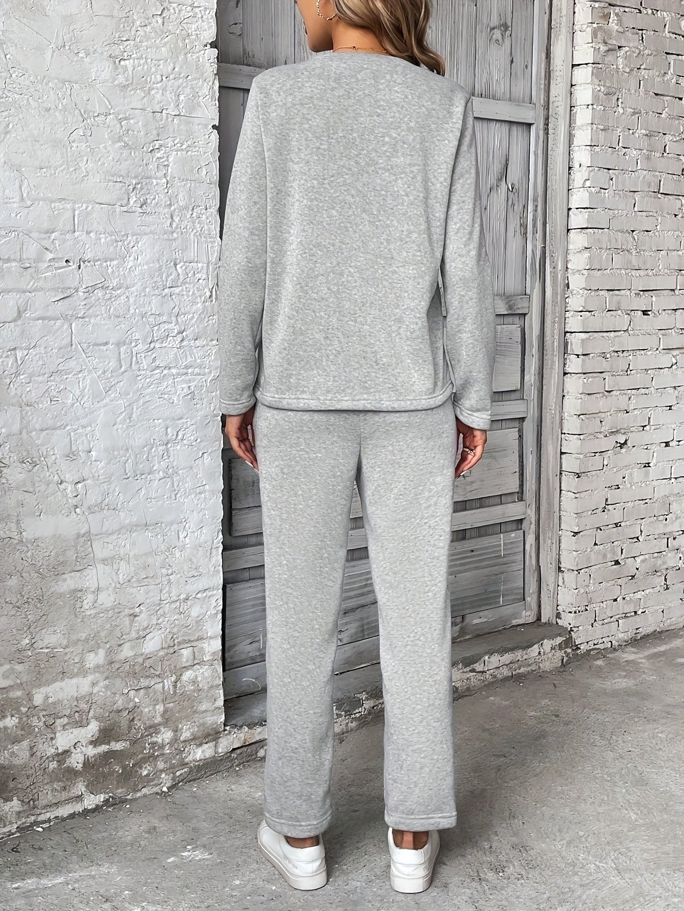 WL Atelier | Olive Green Solid Color Drawstring Pantsuit