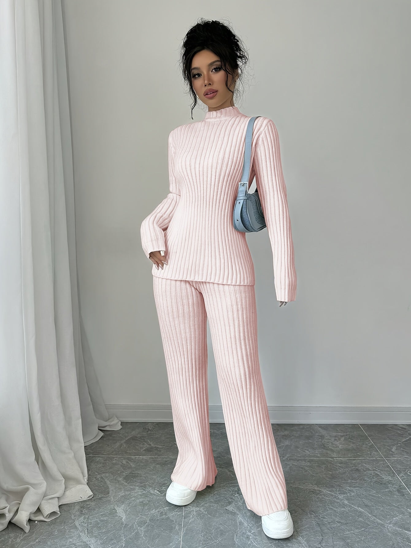 WL Atelier | Elegant Autumn/Winter Long-Sleeve & Pants Two-Piece Set