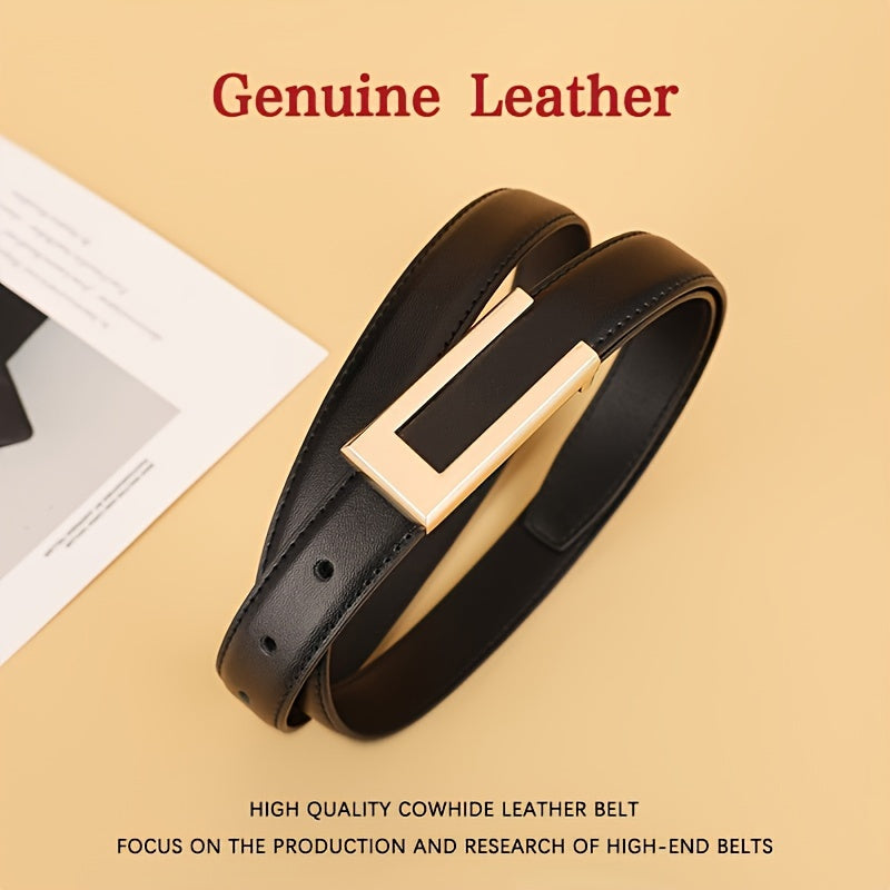 WL Atelier | Elegant Pure Cowhide Leather Belt