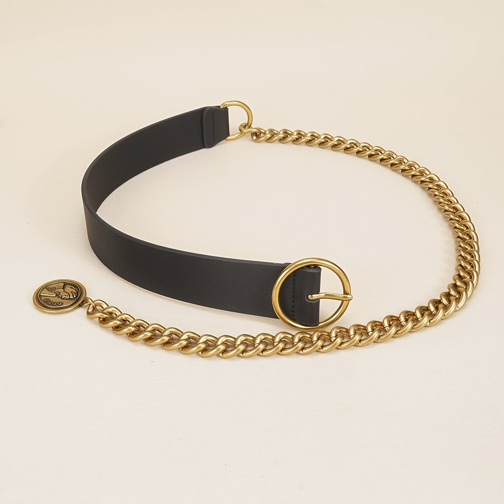 WL Atelier | Vintage Metal Chain Pendant Belt