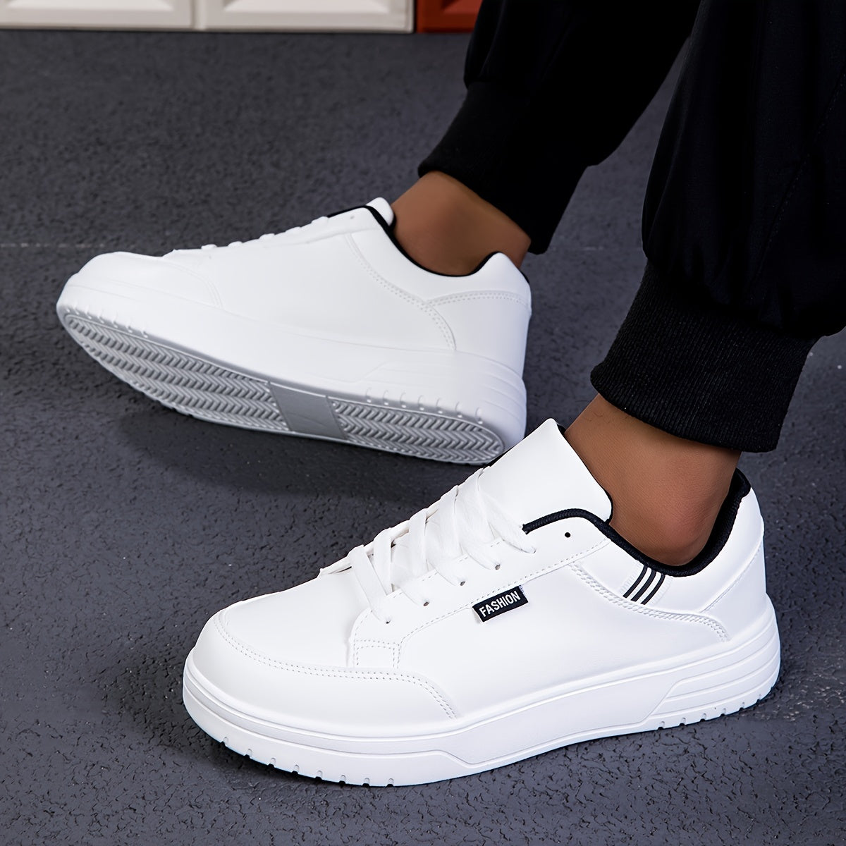 WL Atelier Men | Low-Top Soft Sole Skate Sneakers