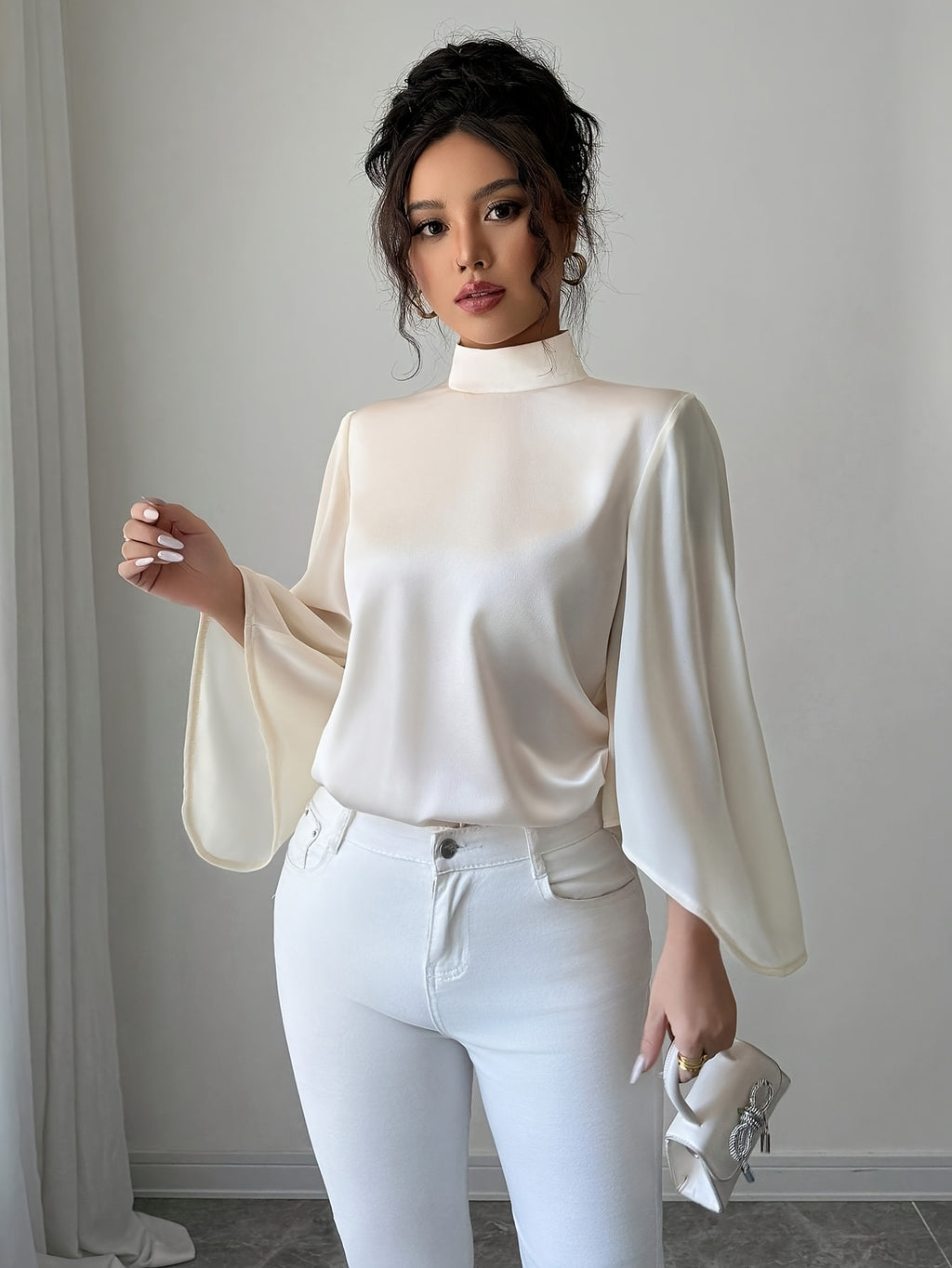 WL Atelier | Elegant Solid Color Office Blouse