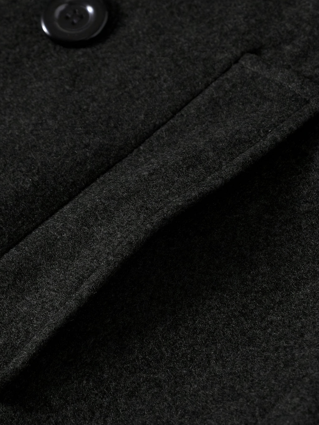 WL Atelier Men | Elegant Black Double-Breasted Winter Coat