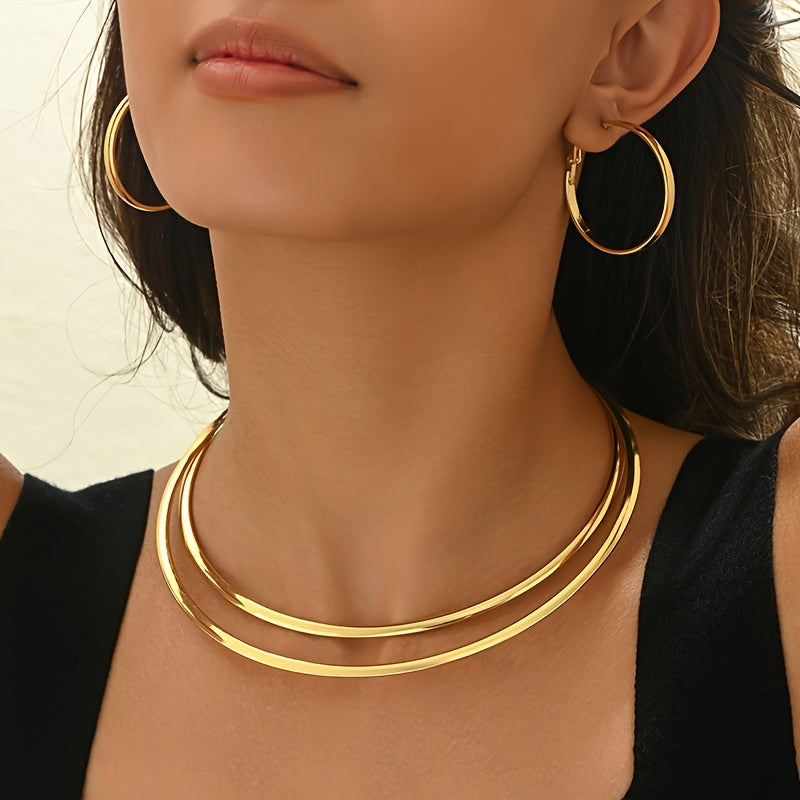WL Atelier | 3-Piece Geometric Hoop Earring Set