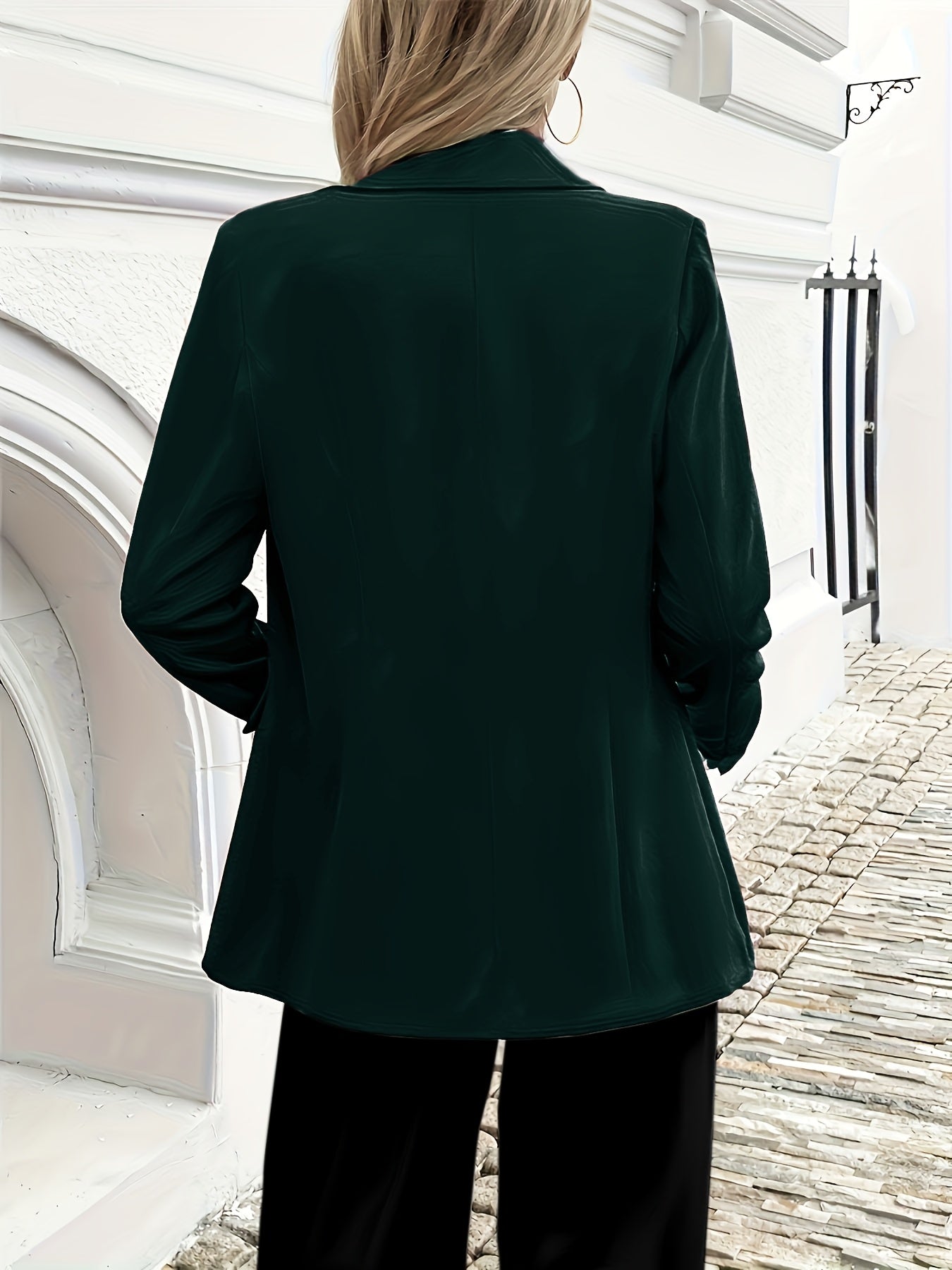 WL Atelier | Burgundy Double-Breasted Blazer with Luxury Button Detail