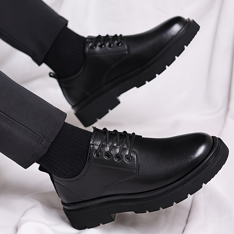 WL Atelier Men | Classic Black Lace-Up Dress Shoes