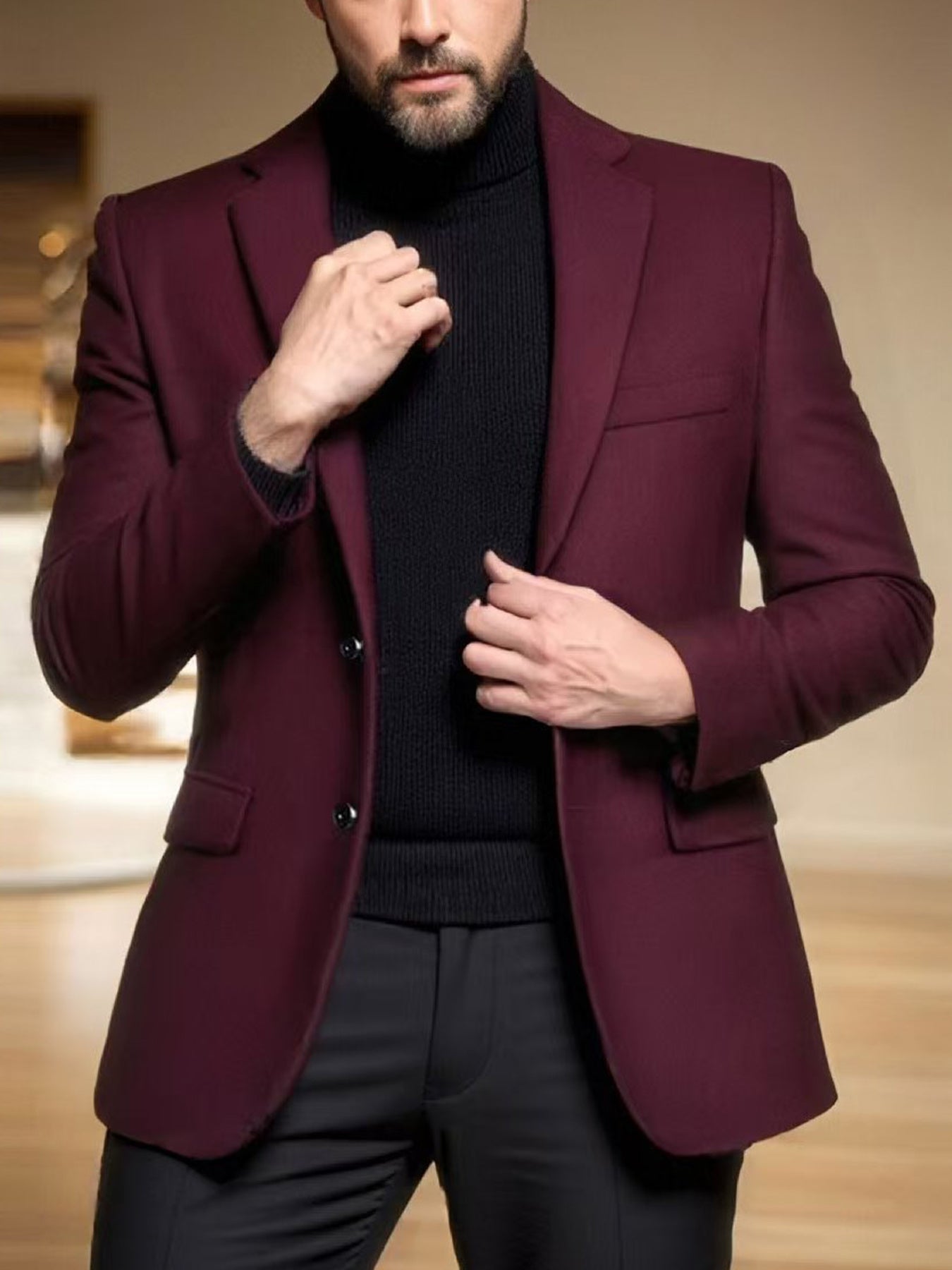 WL Atelier Men | Autumn/Winter Tweed Single-Breasted Blazer