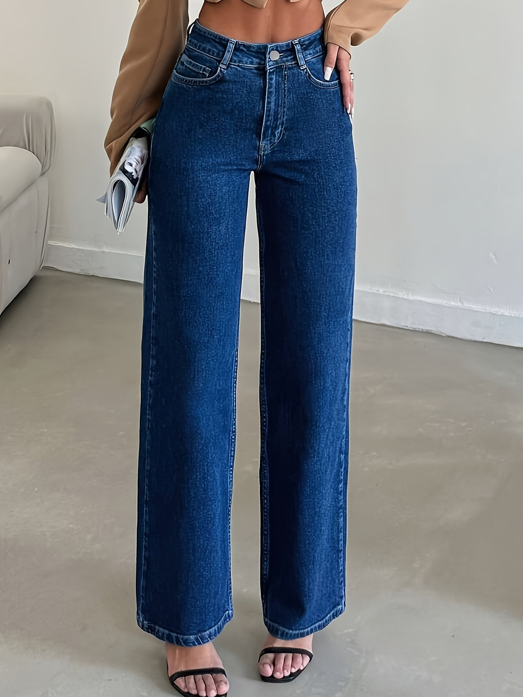 WL Atelier | Retro Loose-Fit Stretch Denim Pants