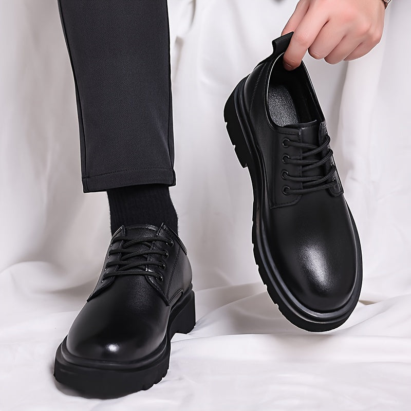 WL Atelier Men | Classic Black Lace-Up Dress Shoes