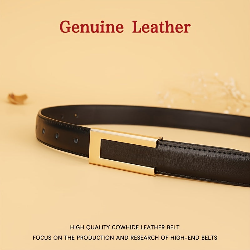 WL Atelier | Elegant Pure Cowhide Leather Belt