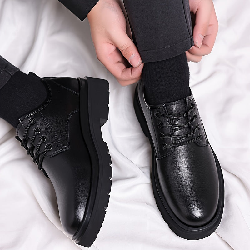 WL Atelier Men | Classic Black Lace-Up Dress Shoes