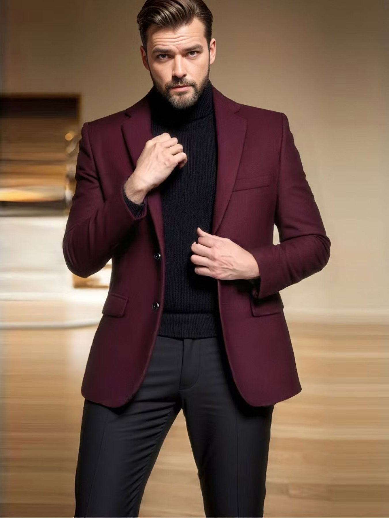WL Atelier Men | Autumn/Winter Tweed Single-Breasted Blazer