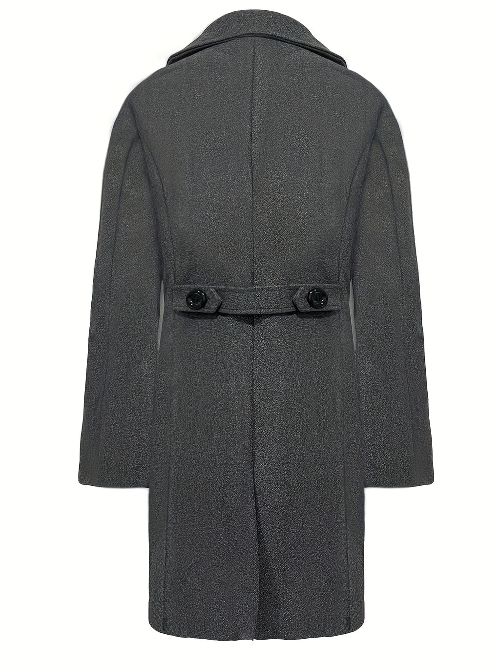 WL Atelier Men | Elegant Black Double-Breasted Winter Coat