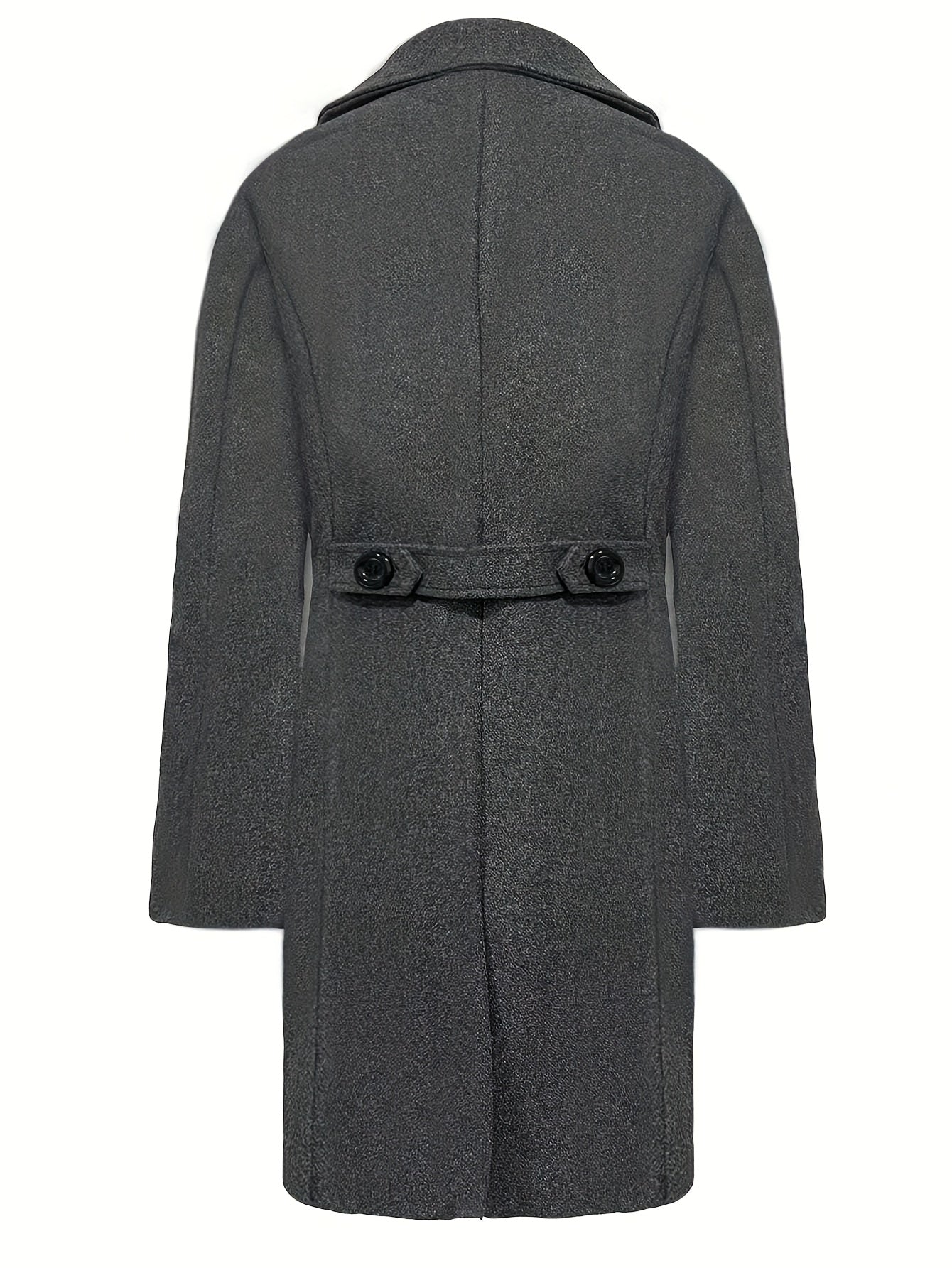 WL Atelier Men | Elegant Black Double-Breasted Winter Coat