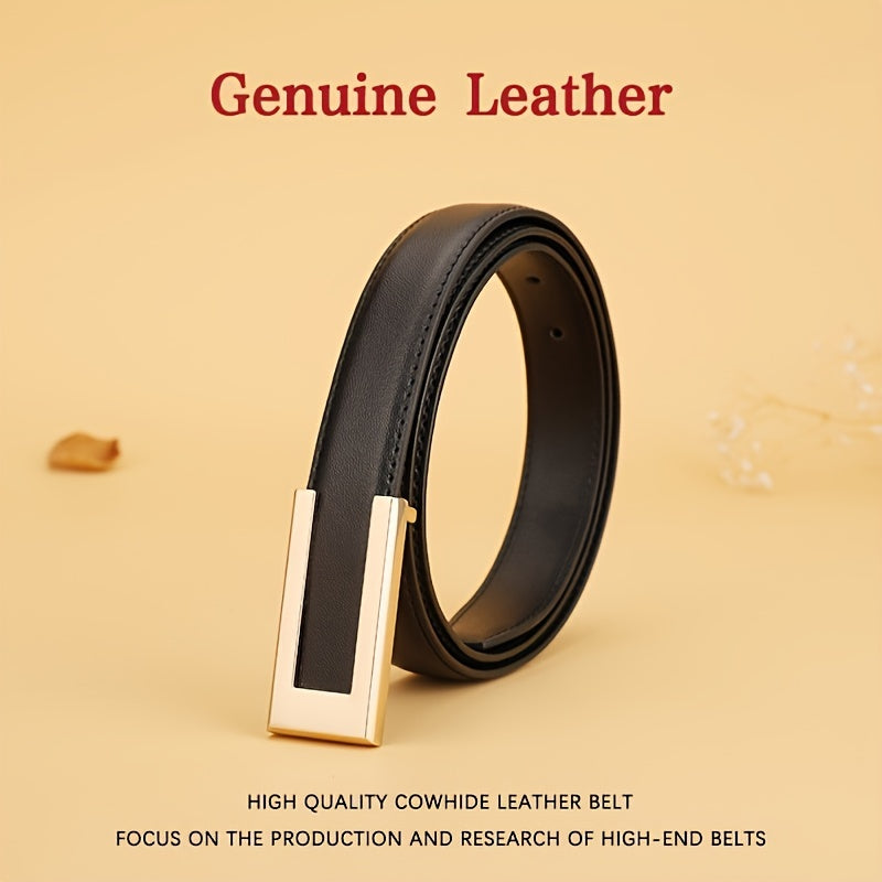 WL Atelier | Elegant Pure Cowhide Leather Belt