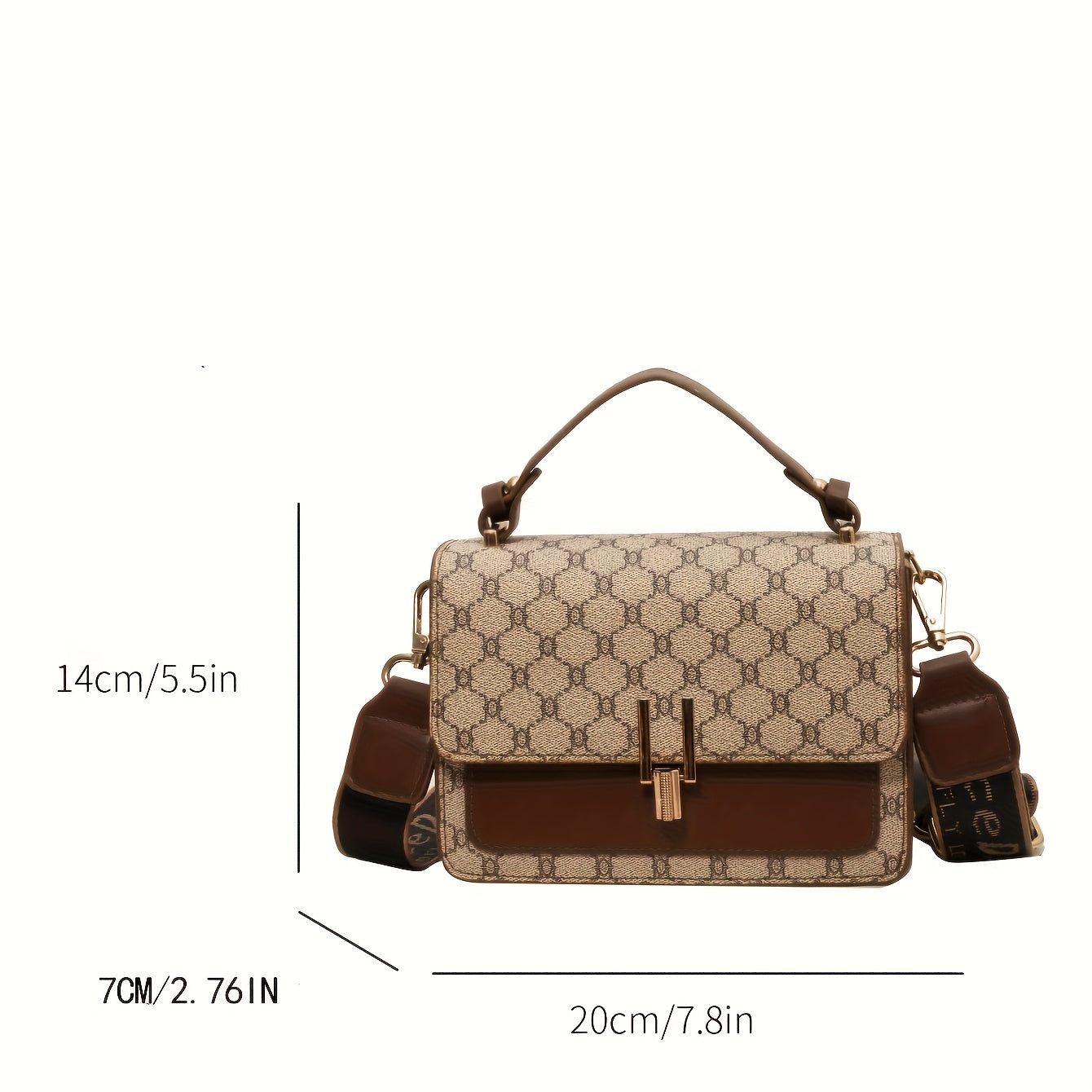WL Atelier | Geometric Floral Shoulder &amp; Handbag