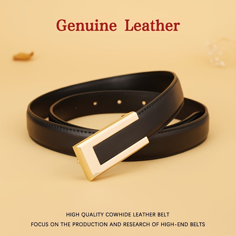 WL Atelier | Elegant Pure Cowhide Leather Belt