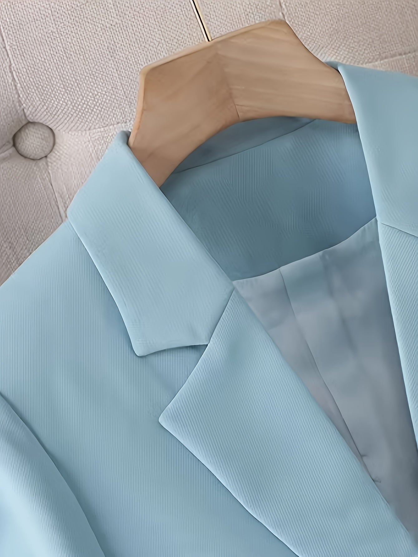 WL Atelier | Light Blue Single-Button Blazer