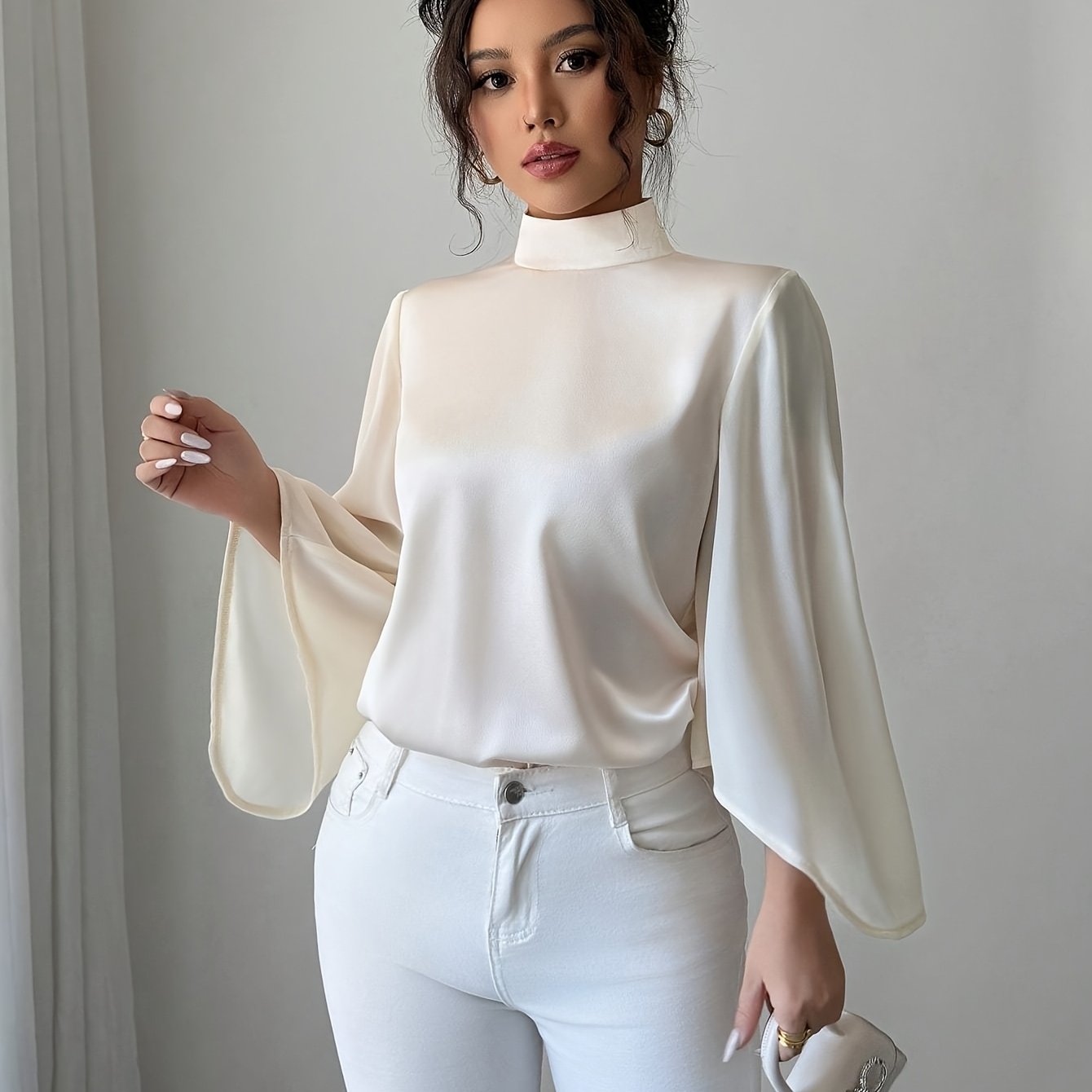 WL Atelier | Elegant Solid Color Office Blouse